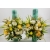 Set 2 lumanari - flori de matase B299