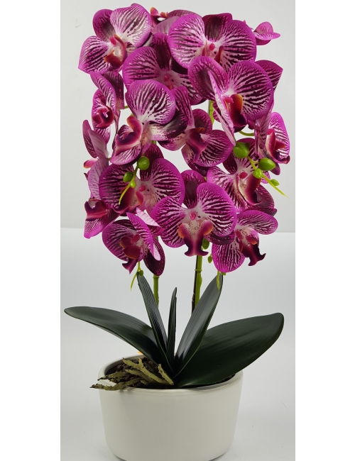 Aranjament orhidee flori artificiale silicon M150